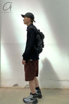 BORIS BIDJAN SABERI Plant-dyed drawstring shorts P21 F1506F-W